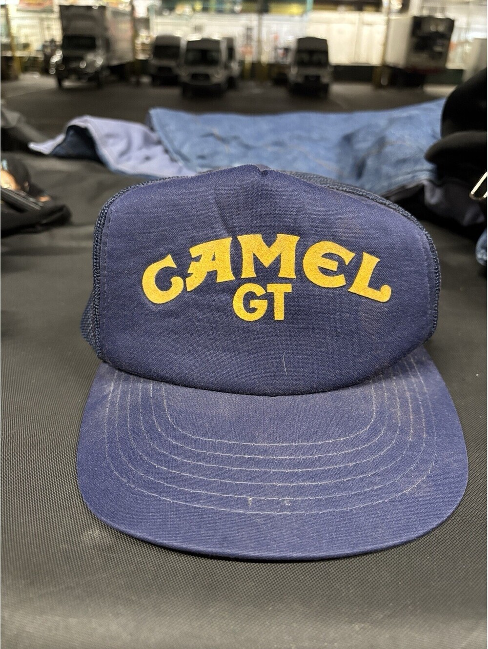 Vintage Camel GT Racing Hat Adjustable Cap Ballcap Trucker Hat